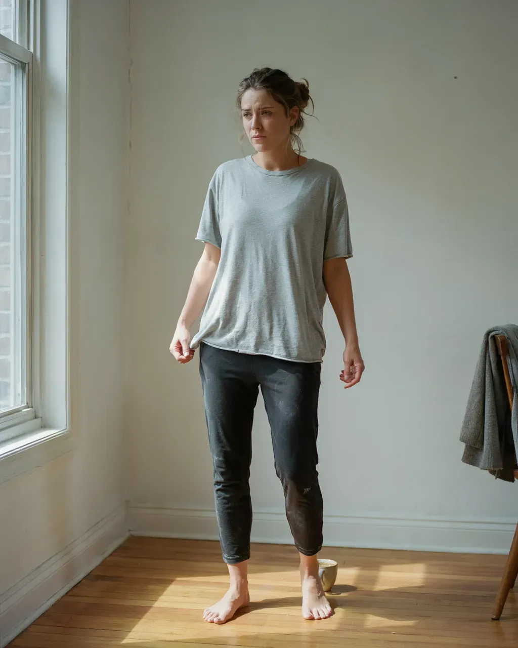 An everyday unstyled outfit