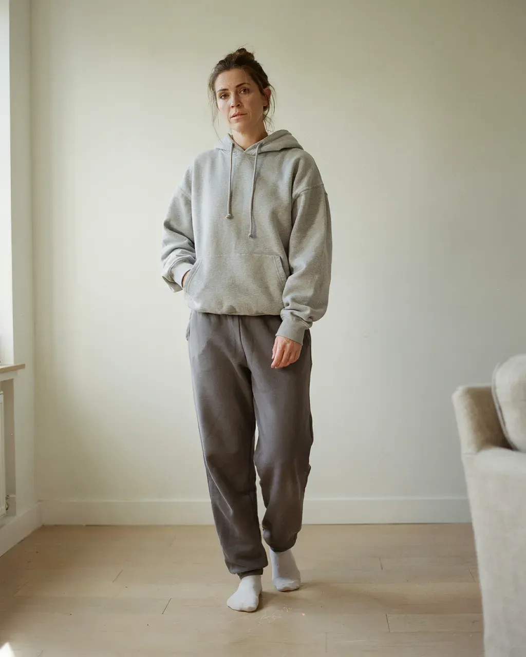 An everyday unstyled outfit