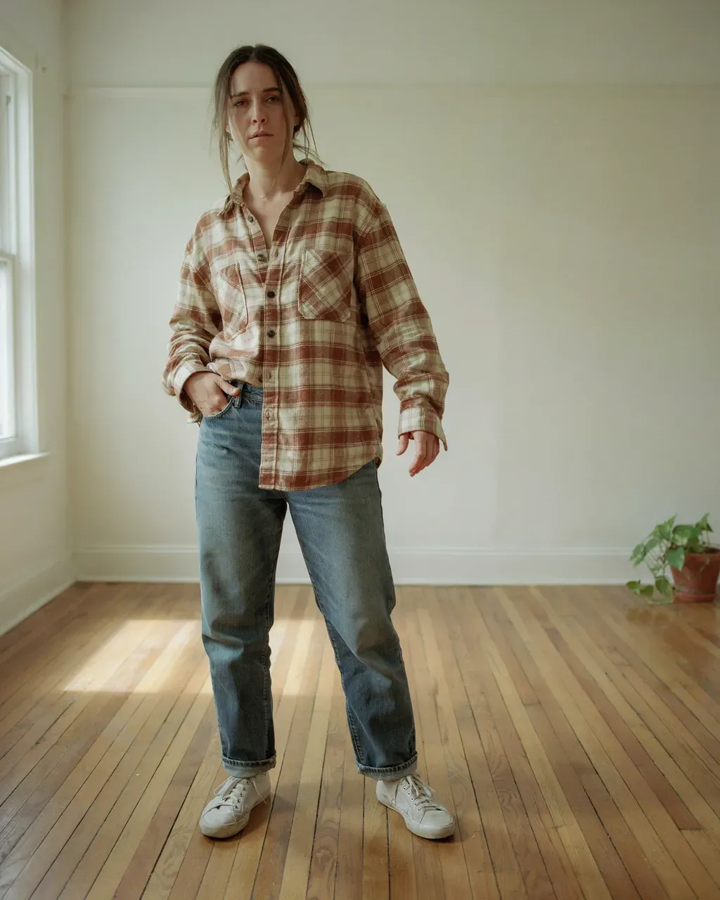 An everyday unstyled outfit